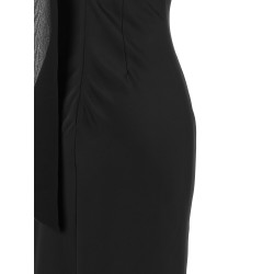 Slip dress with scarf