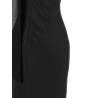 Slip dress with scarf