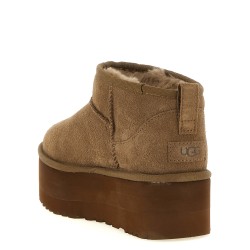 'Classic Ultra Mini Platform' ankle boots