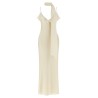 Slip dress with scarf
