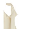 Slip dress with scarf