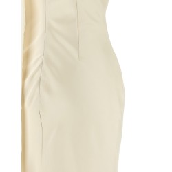 Slip dress with scarf