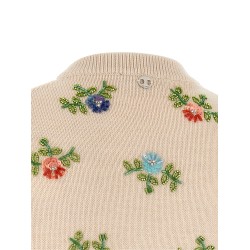 Sweater with beads embroidery