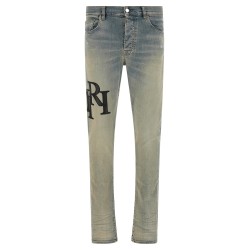 'Staggered Logo' jeans