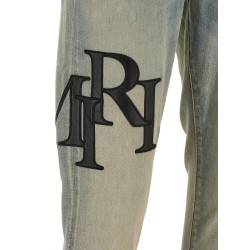 'Staggered Logo' jeans