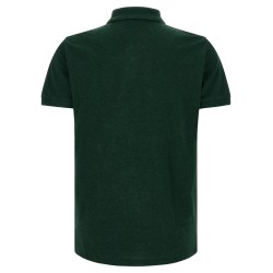 Cotton polo shirt with embroidered logo