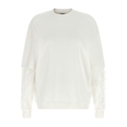 'Troy' feather sweatshirt