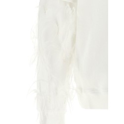 'Troy' feather sweatshirt