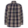 Checked Shirt with Embroidered Logo