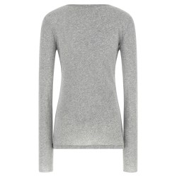 Jersey long-sleeved sweater