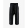 Oversize viscose, cotton and linen trousers