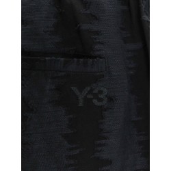 Oversize viscose, cotton and linen trousers