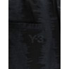 Oversize viscose, cotton and linen trousers