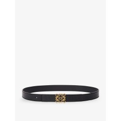 Reversible belt in soft leather