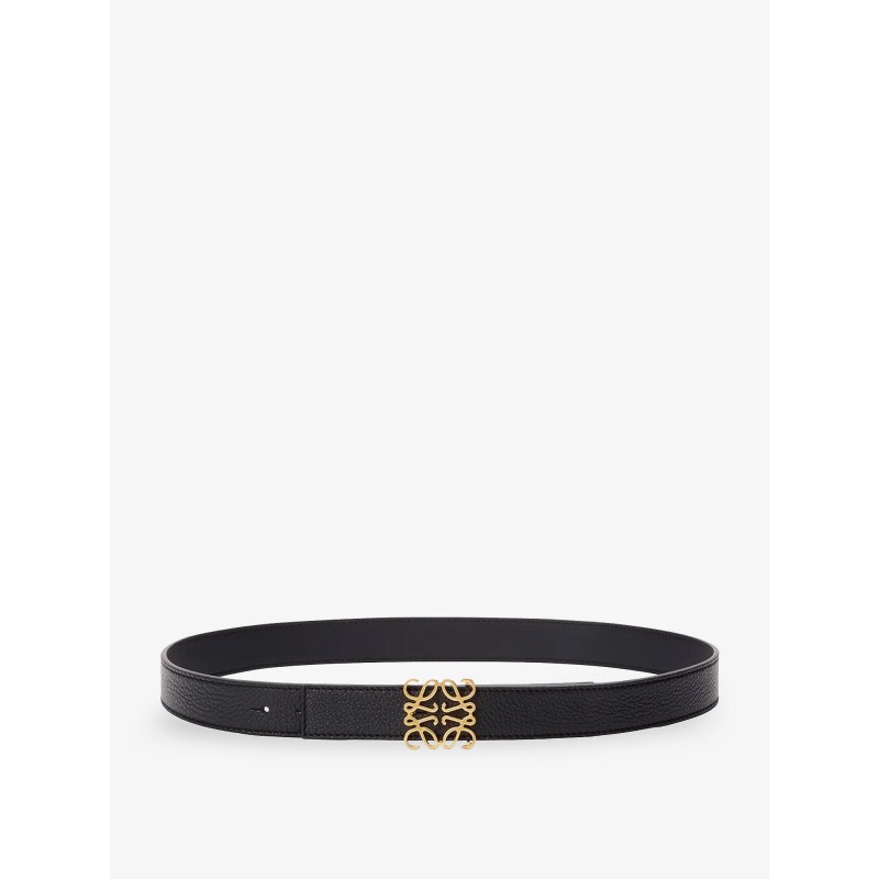Reversible belt in soft leather
