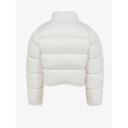 Crop Fit down jacket with crest