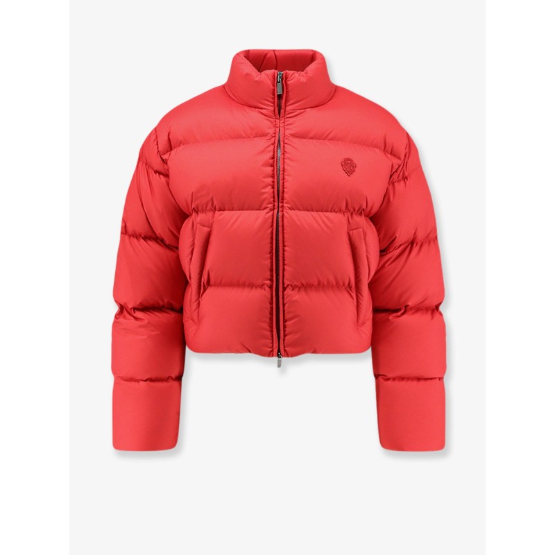 Crop Fit down jacket with iconic crest