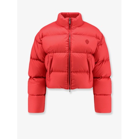 Crop Fit down jacket with iconic crest