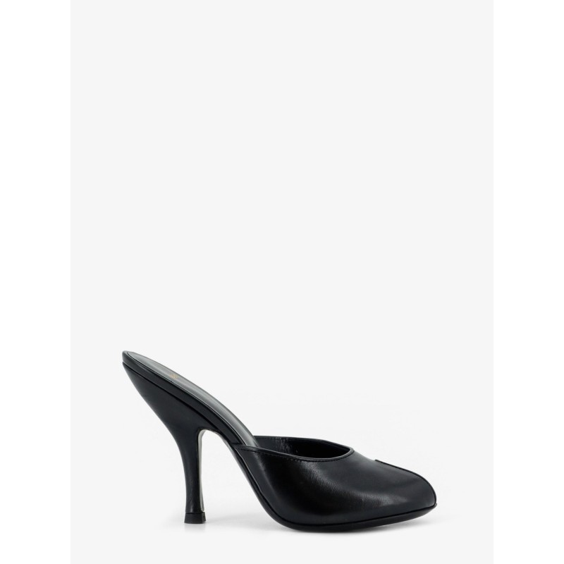 Leather Date Mule Sandals