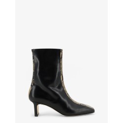 Leather ankle boots