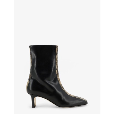 Leather ankle boots