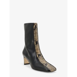 Leather ankle boots