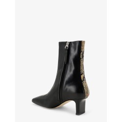Leather ankle boots