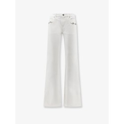 Cotton denim trousers with Hook