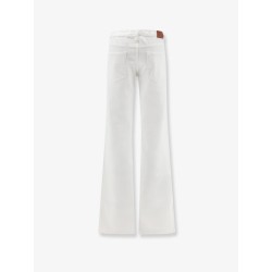 Cotton denim trousers with Hook