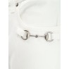 Cotton denim trousers with Hook