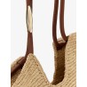 Goldentime raffia shoulder bag