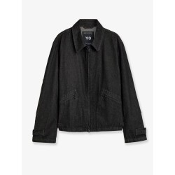 Black denim jacket