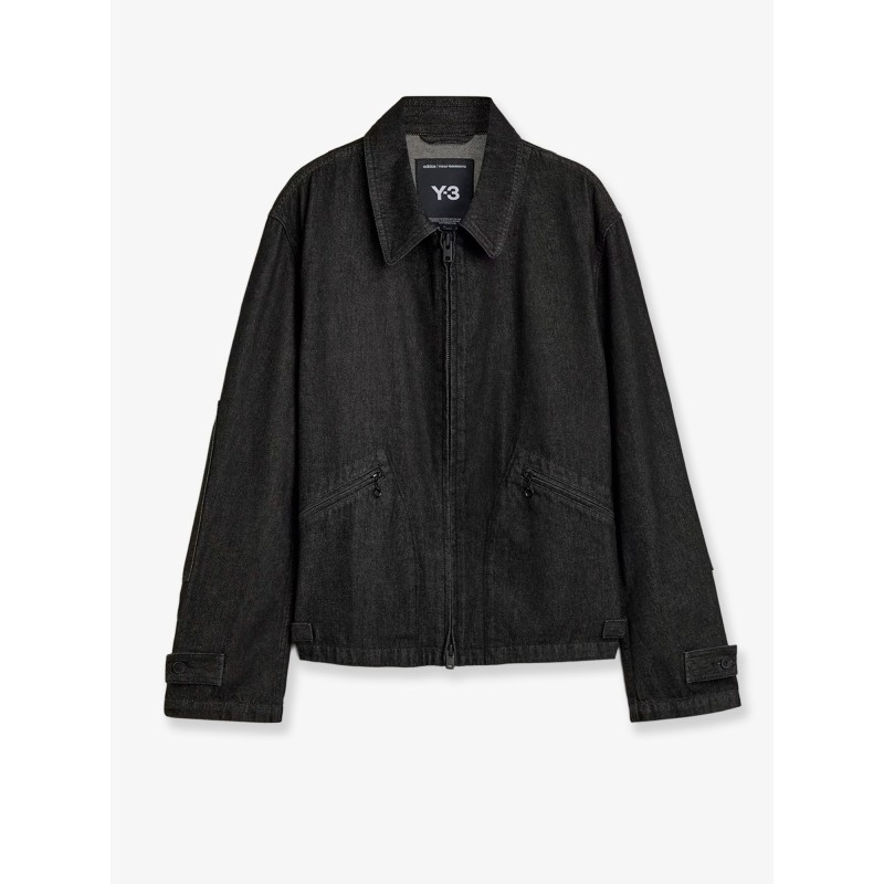 Black denim jacket