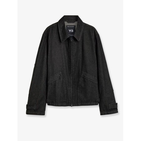 Black denim jacket