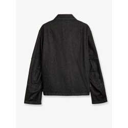 Black denim jacket