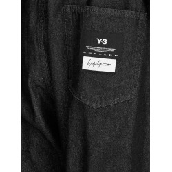 Black denim trousers