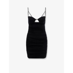 Viscose blend short dress