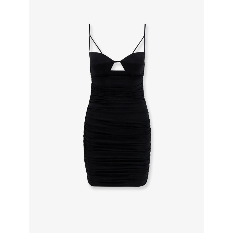 Viscose blend short dress