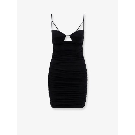 Viscose blend short dress