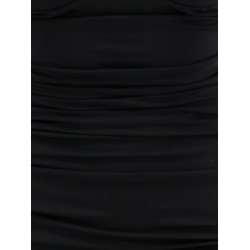 Viscose blend short dress