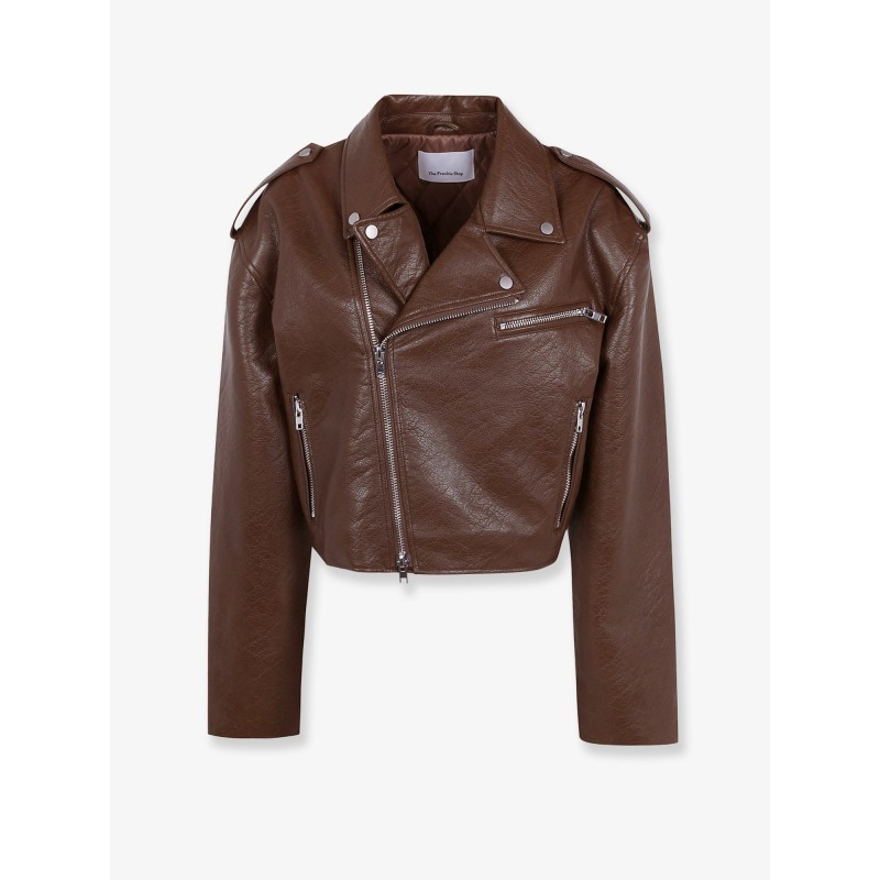 Daphne leather biker jacket