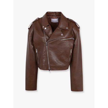 Daphne leather biker jacket