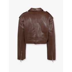 Daphne leather biker jacket