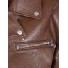 Daphne leather biker jacket