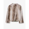 Vera reversible nylon and synthetic fur jacket