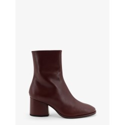 Leather ankle boots