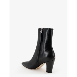 Leather ankle boots