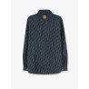 Denim shirt with all-over Dior Oblique motif