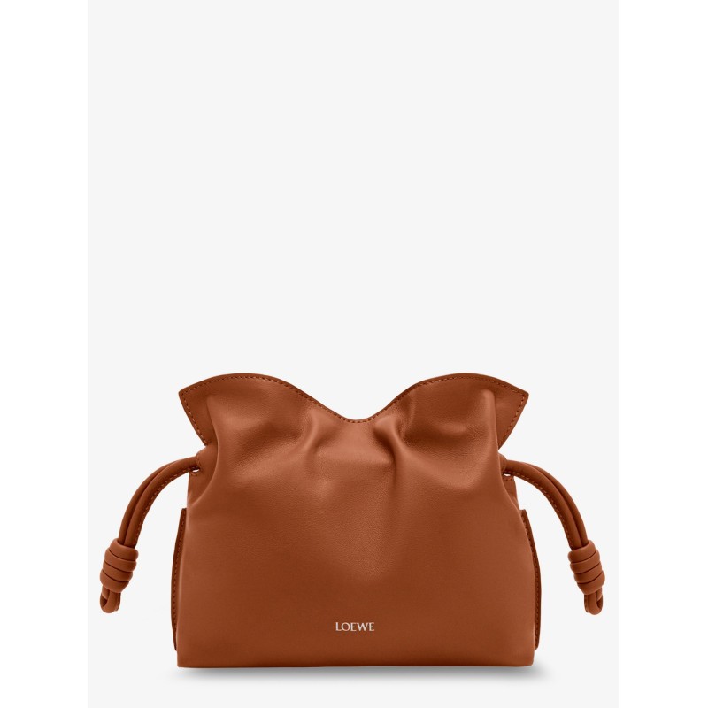 Flamenco clutch in nappa leather