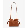 Flamenco clutch in nappa leather